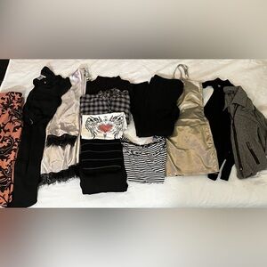 13 piece size S/M🖤🩶blacks and grays bundle